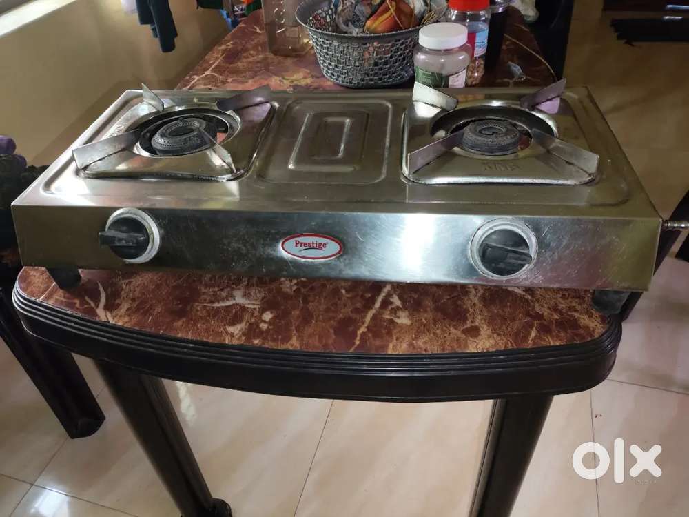 Two burner Gas Stove Stainless steel. Price will be negotiable..