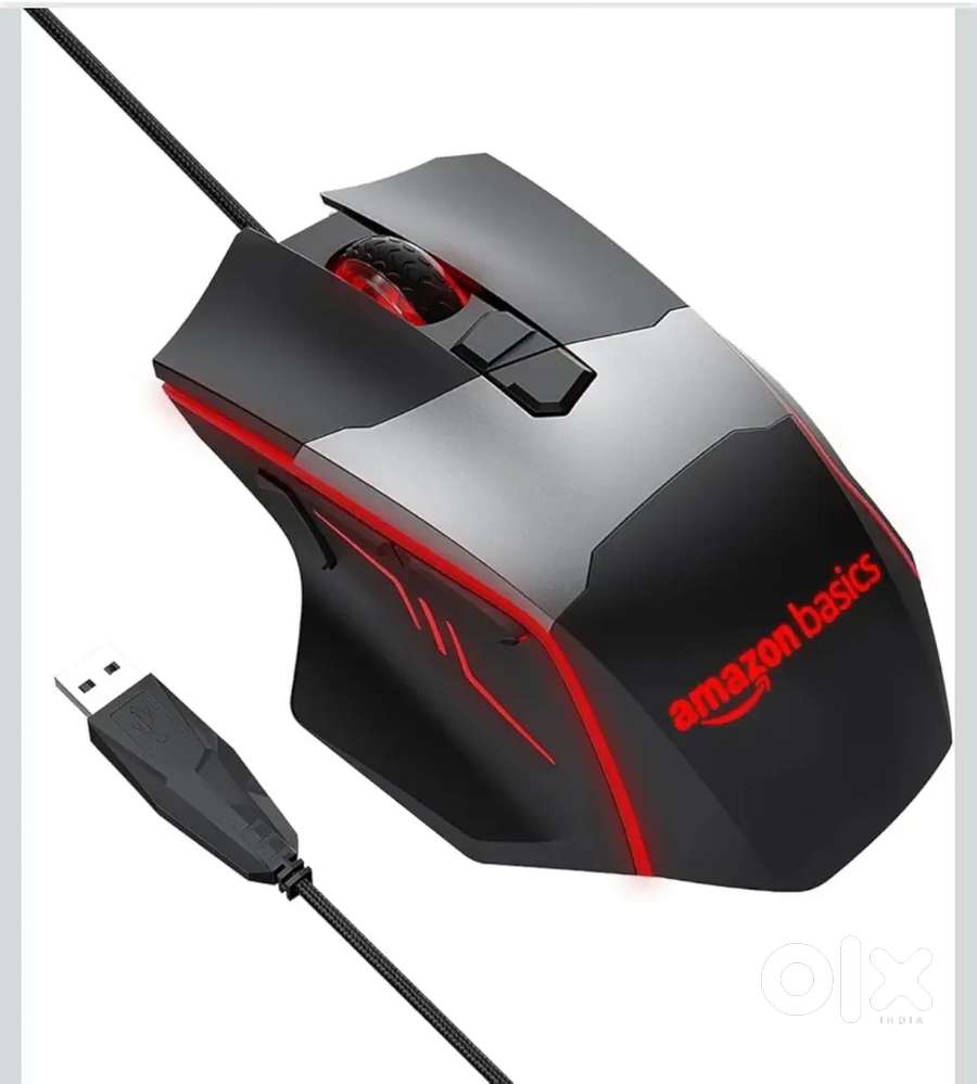 AMAZON BASICS WIRED GAMING MOUSE -RGB- 6400DPI