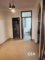 2 bhk flat semi furnished bed almirah and fridge