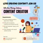 Reels Creator and Video Editor Intern needed