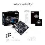 Asus Prime B450M AII mobo + AMD athlon procsr 3000g 3.5 ghz + 8gb ram