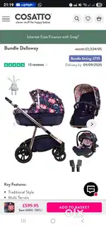 Baby stroller combo