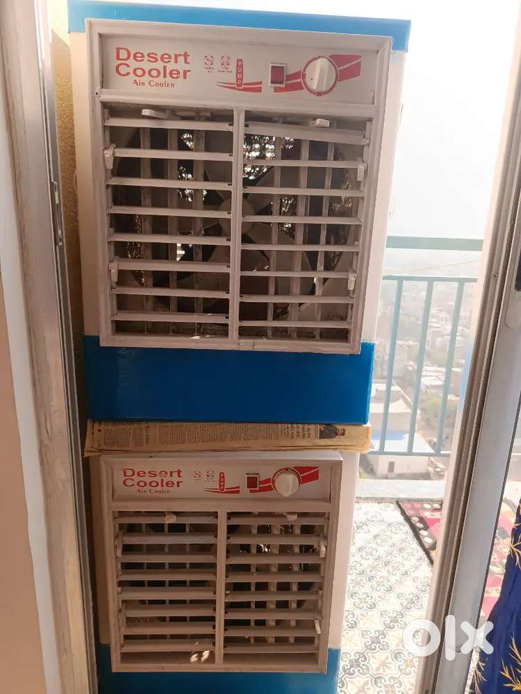 2 Desert Cooler Setup–Excellent Cooling – Perfect for Balcony/Room Use