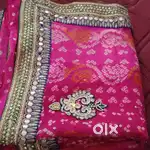 Heavy bandhani saree