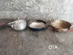 Pressure cooker and kadhayi 2 pcs