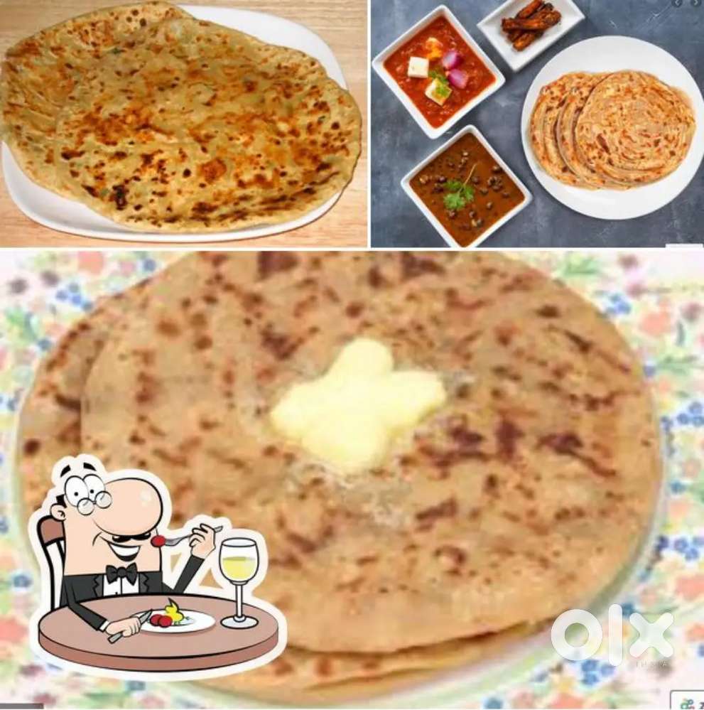 Need chef making aalu chai parantha at stall