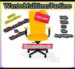 Office based work male and female
