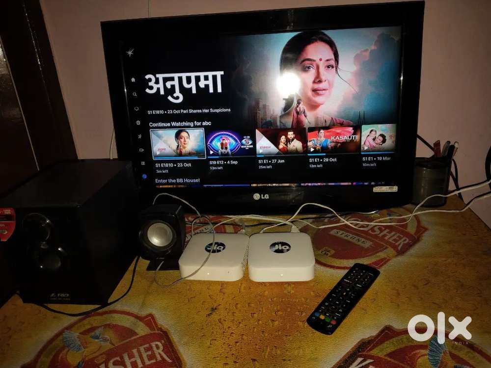 LG smart android tv Jio Box+ F&D buffer