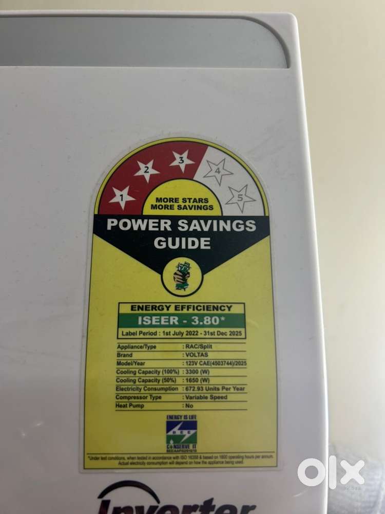 Voltas ac 3 star rating