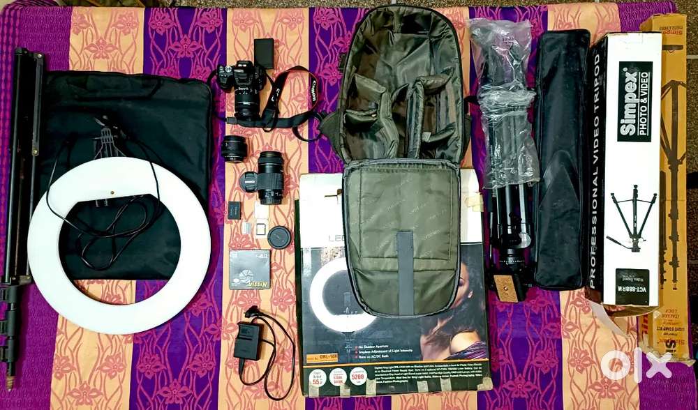 Canon 200D (FULL KIT) WITH ORIGINAL BOX & BILL