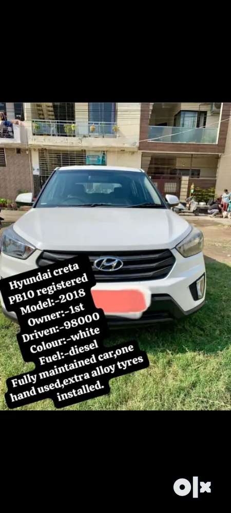 Hyundai Creta 2018 Diesel 98000 Km Driven