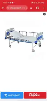 Hospital single fold bed