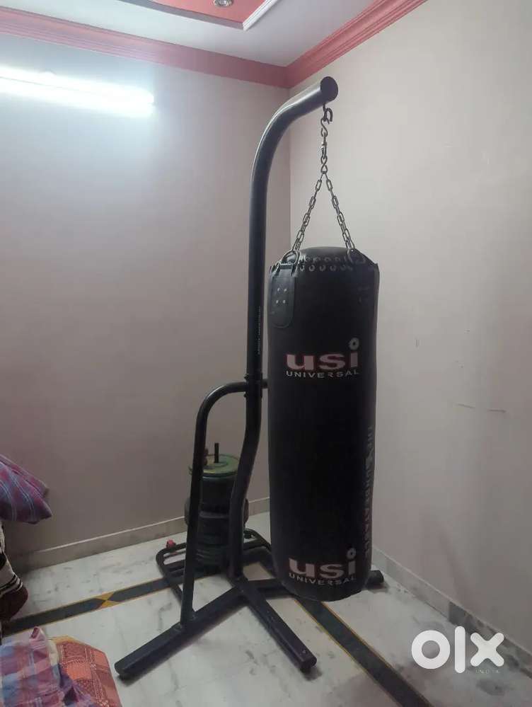Punching bag with stand