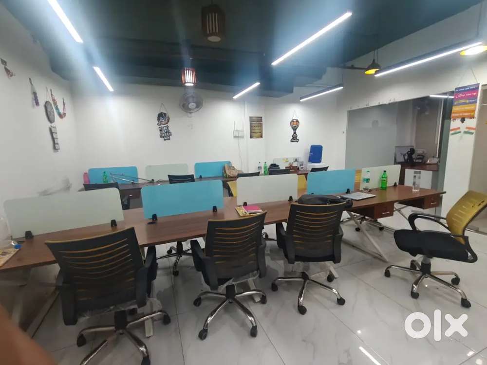 2 Cabin's with Workstation's fully furnished office