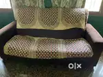 3+1+1 brown sofa for sale