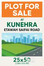 Plot 25 × 50 in Etawah