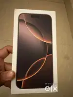 SEALED Pack iPhone 16 Pro max Dessert Titanium