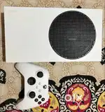 Xbox Series S with 2 controllers and box