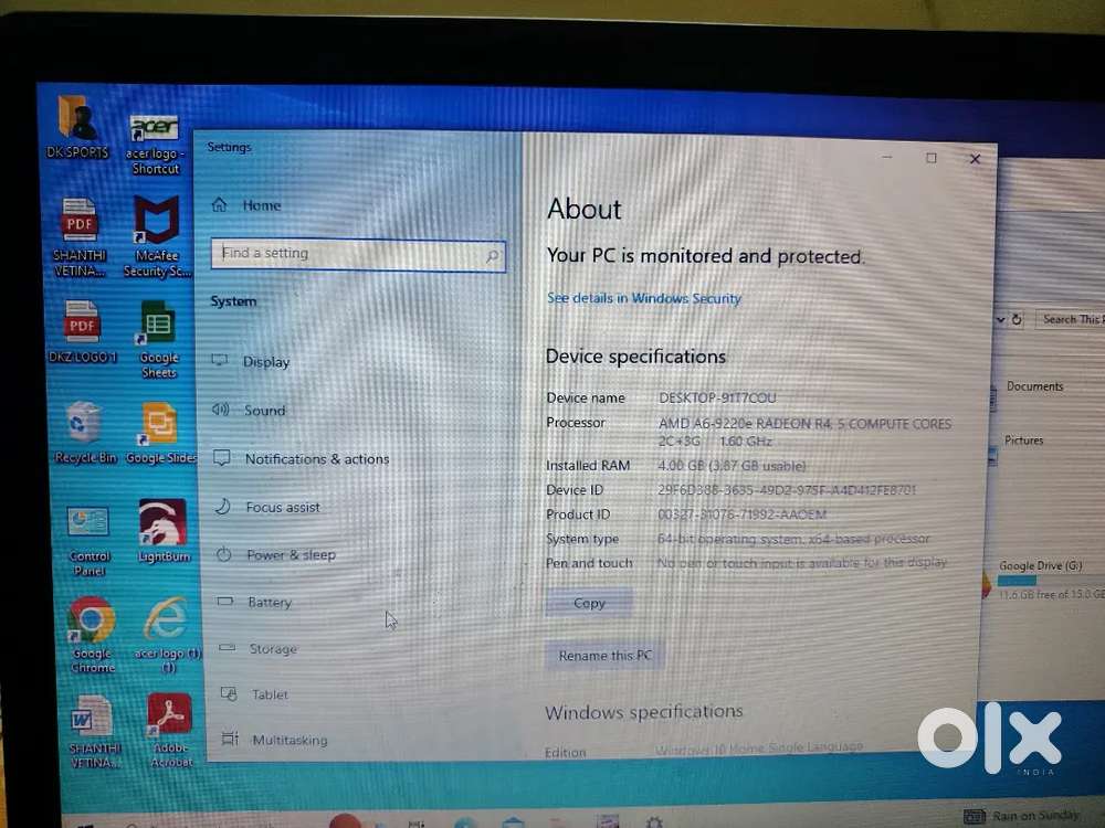 Laptop for sale