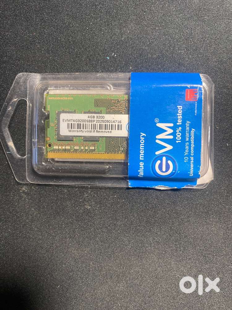 4 GB DDR4 3200 SODIMM EVM Laptop ram