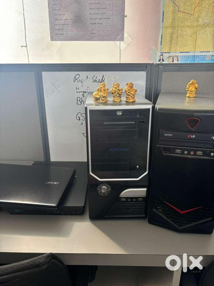 Computer with keyboard