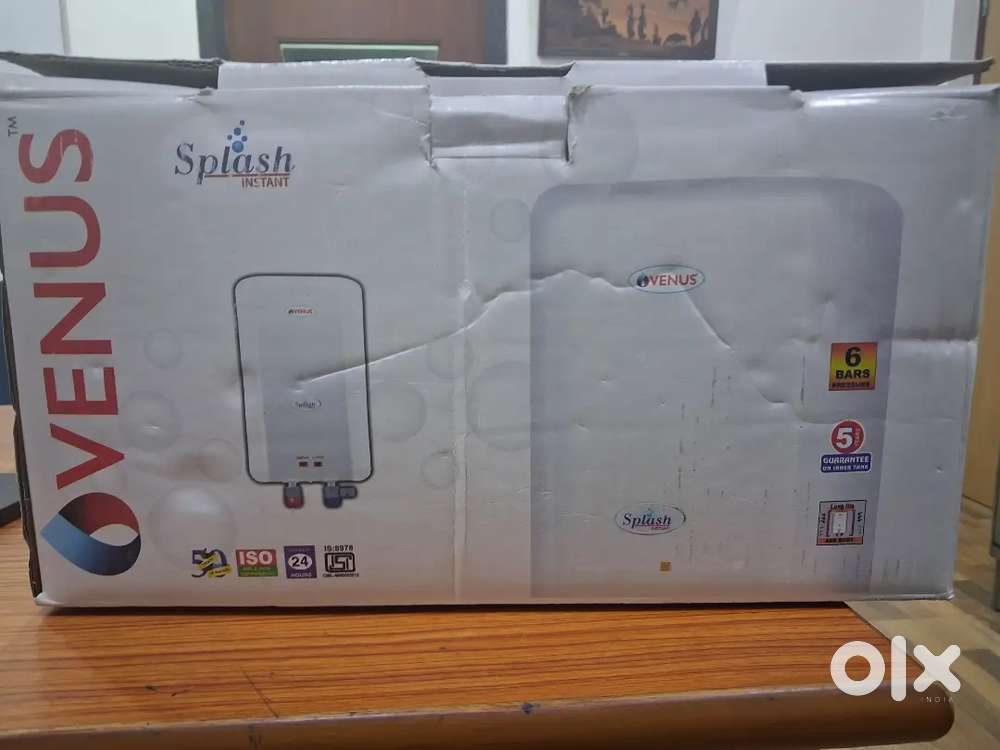Venus 3 litre instant heater unused new for sale