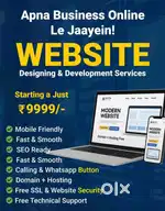 Website and Software Development work and Training as Learn &  Earn