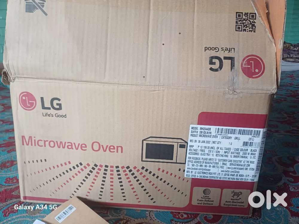 LG microwave oven