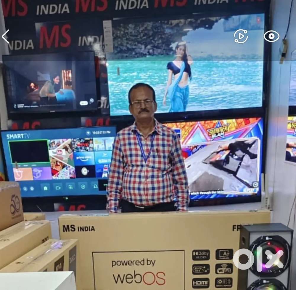 ₹0/- डाउन पेमेंट MS INDIA 4K Android Smart Led TV
