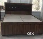 Wednesday offer- New Double bed with box 6999/-AvailableEmi available