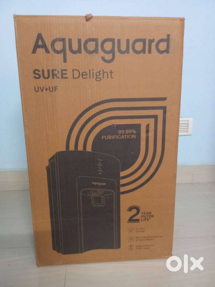 Eureka Forbes Aquaguard SURE Delight UV+UF water Purifier new