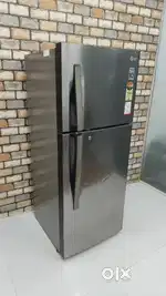 double door fridge chrome finish 260ltrs at just 11,499
