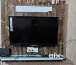 Wooden TV panels  of white and Brown Color