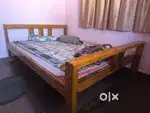 Pure Teak wood double cot