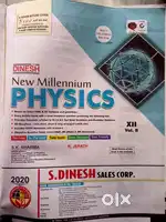 Dinesh publication class 12th physics both volume and more book in pic