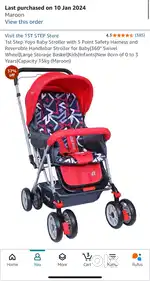 1st Step Kids Baby Stroller, for 0-3 years