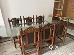 6-Seater Wooden Dining Table