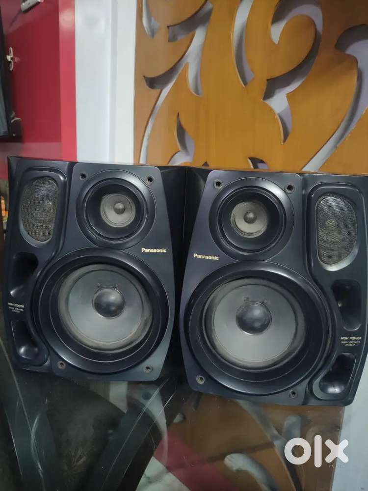 Panasonic three way wooden speaker system good working &mint condition