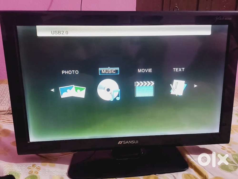 Sansui LED TV  DEN Set Top box  With both Remote