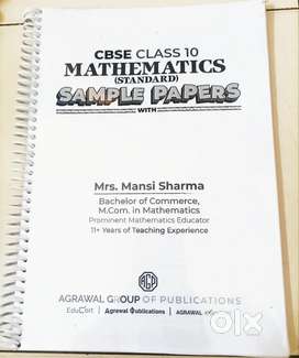 Educart CBSE Mathematics Standard Class 10 Sample Papers 2024-25