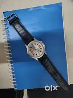 FASTRACK men analogue silver dial watch.