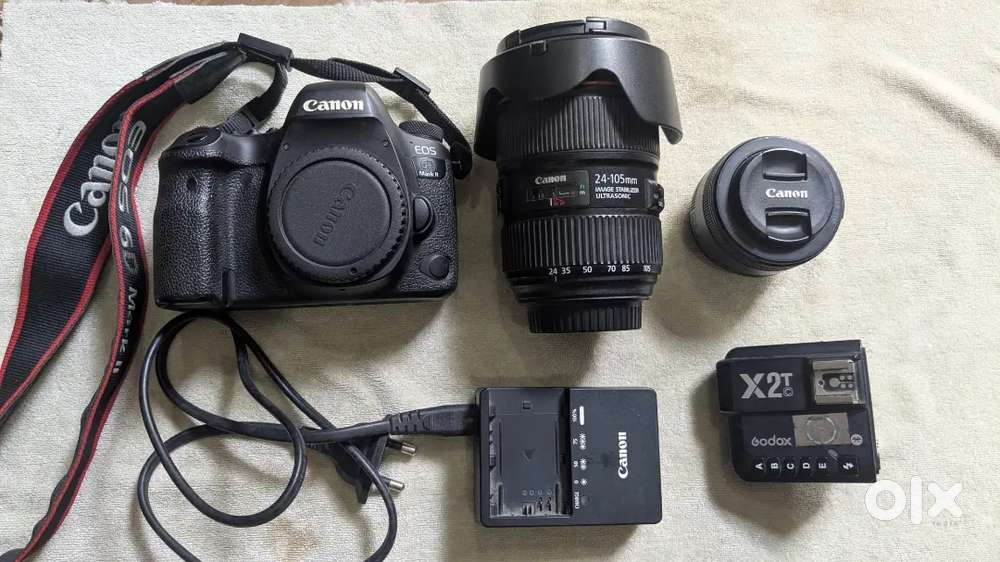 Canon 6D Mark ii + 2 lense + godox x2t trigger