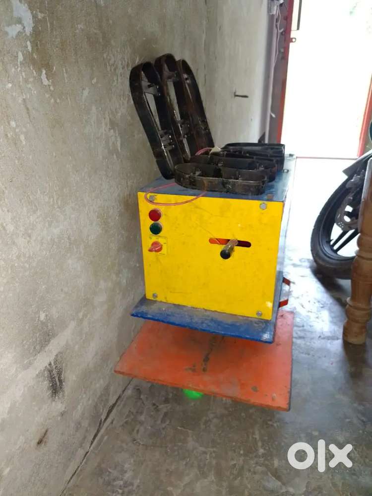 Chappal bnane ki machine full set