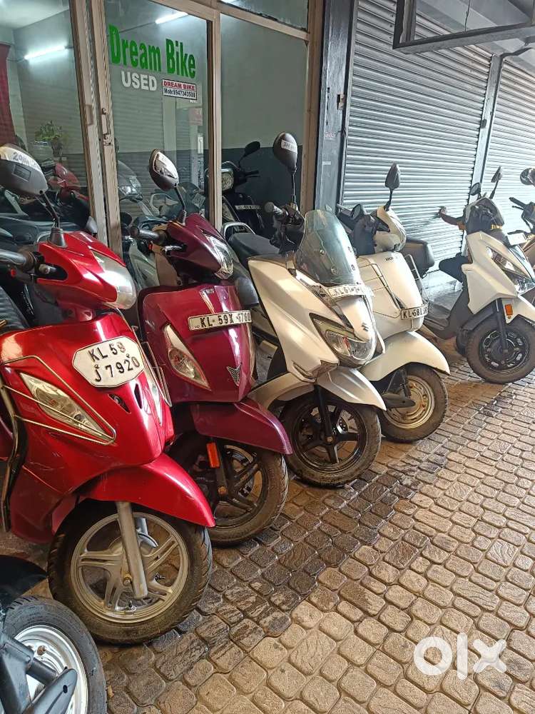 Honda,access,tvs, Bajaj  hero