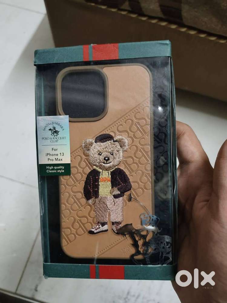 Original Santa Barbara Polo Case for iPhone 13 Pro Max Embroidered Bea