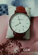 BEWELL Metal with brown Ceramic Watch for Men,