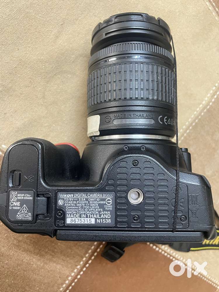 Nikond5600 with 55 & 300mm, uv filters, battery, bag uv filters