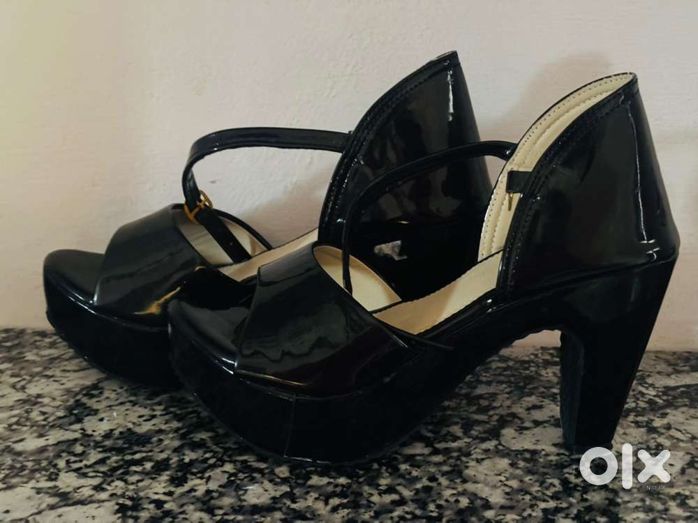 Black heels, size 5