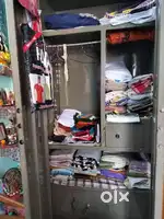Steel Almirah and Segun Wood Wardrobe