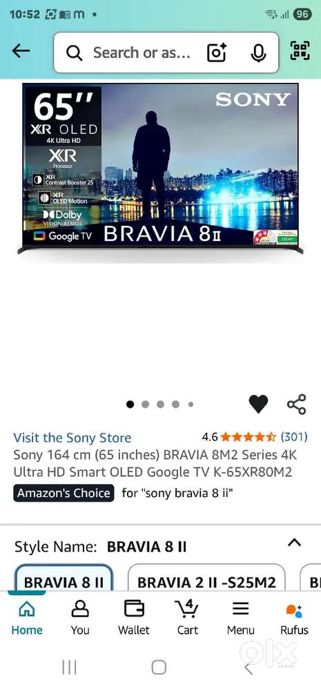 Sony  bravia  8!!  Oled 2o25 Winnar.2025